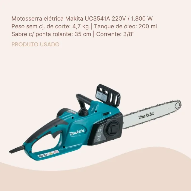 Kit Jogo Sabre + Corrente Para Mini Serra Motosserra Motoserra a