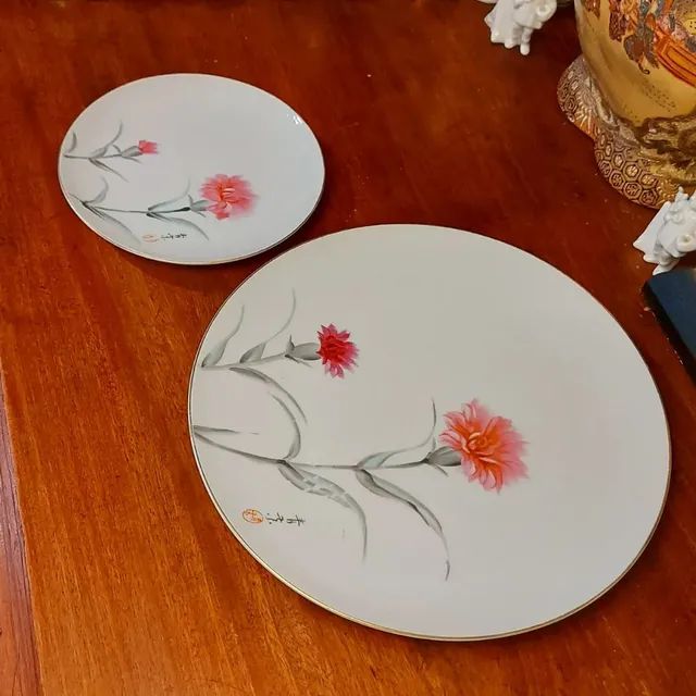 Conjunto de sobremesas em porcelana japonesa  - Foto 6