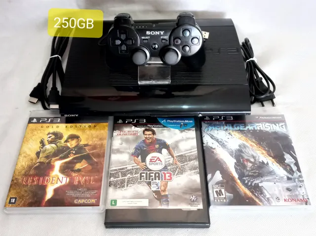 Console PlayStation 3 Super Slim 250GB Branco - Sony - Loja Sport