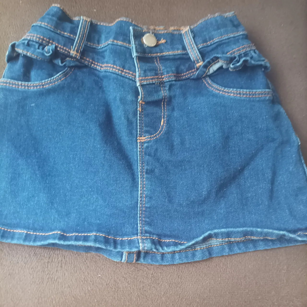 Saia jeans polo kids tamanho 2