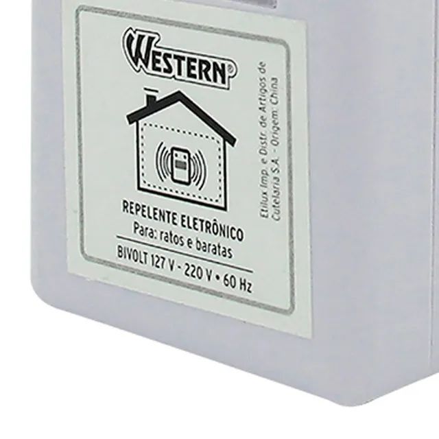 Repelente Eletronico P/ Ratos E Baratas Rep-1 Western - Foto 4