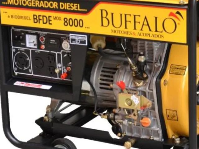 Gerador a Diesel 6.5 kva BFDE 8000 partida Elétrica Com Bateria Buffalo 474cc 4t - Foto 5