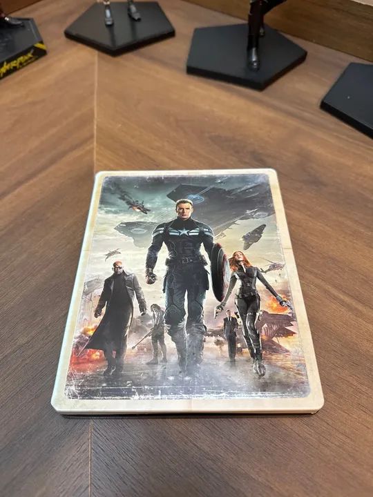 Blu-ray Trilogia Capitão America Steelbook - Foto 3