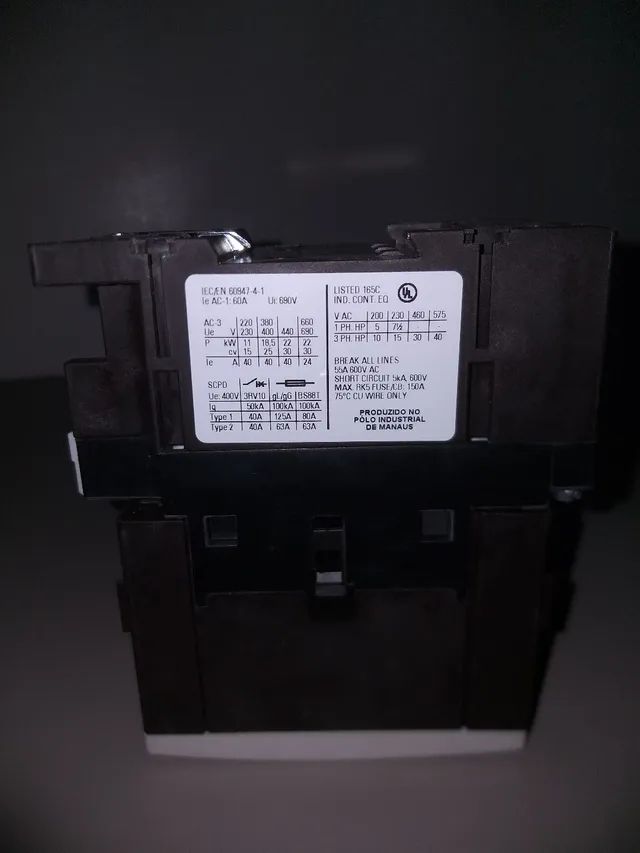 Contatora SIEMENS 3RT1035 - 1AN10 - Foto 3
