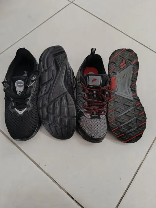 2PARES DE TÊNIS FILA,Tam 37 NOVOS 
