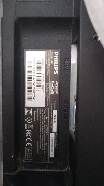 Monitor Philips 223V5L 22 polegadas