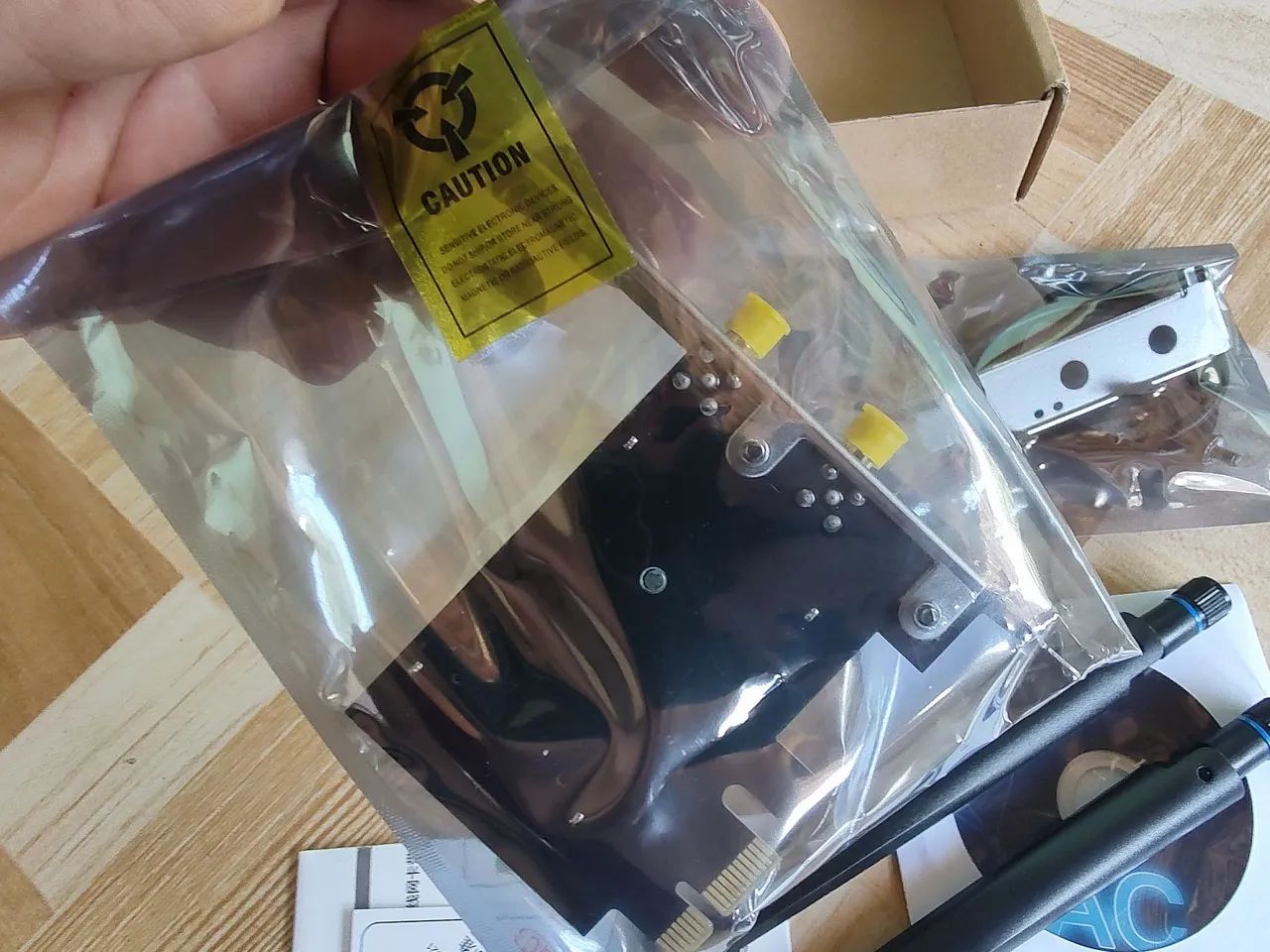 Placa PCI wi-fi e bluetooth 1200mb - Foto 3