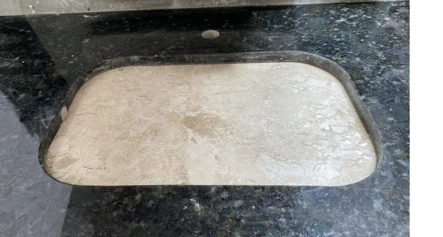 Pia de Granito Verde Ubatuba - 120x60cm sem frontão - Foto 2