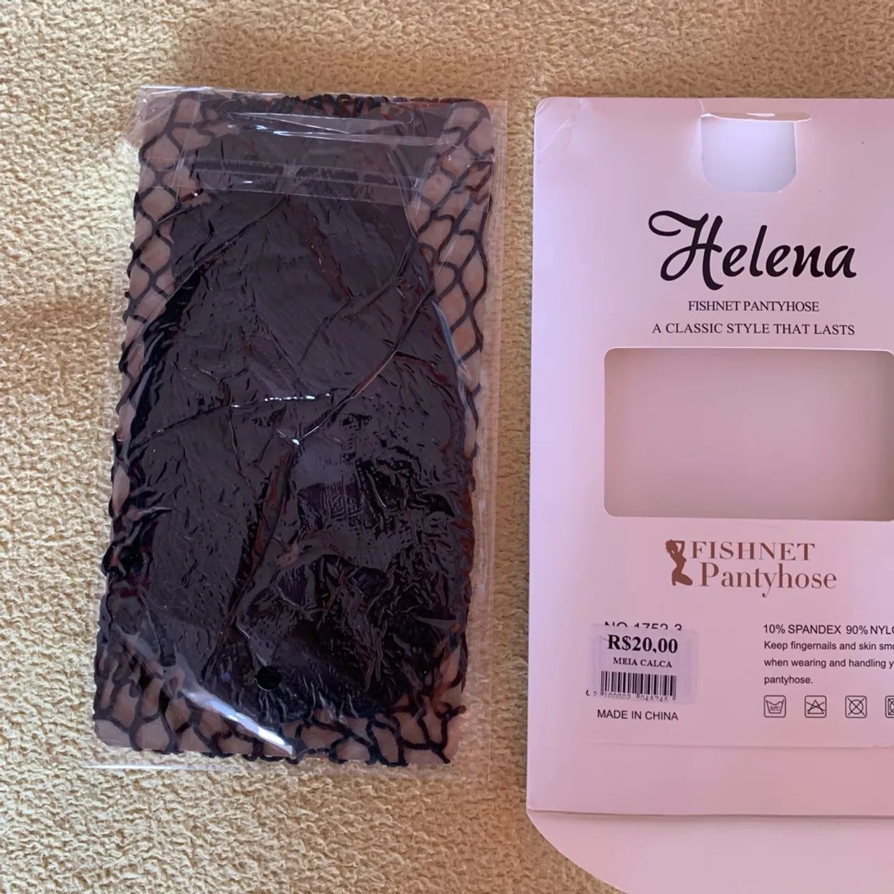 MEIA CALÇA ARRASTÃO PRETO NOVA  - Foto 3