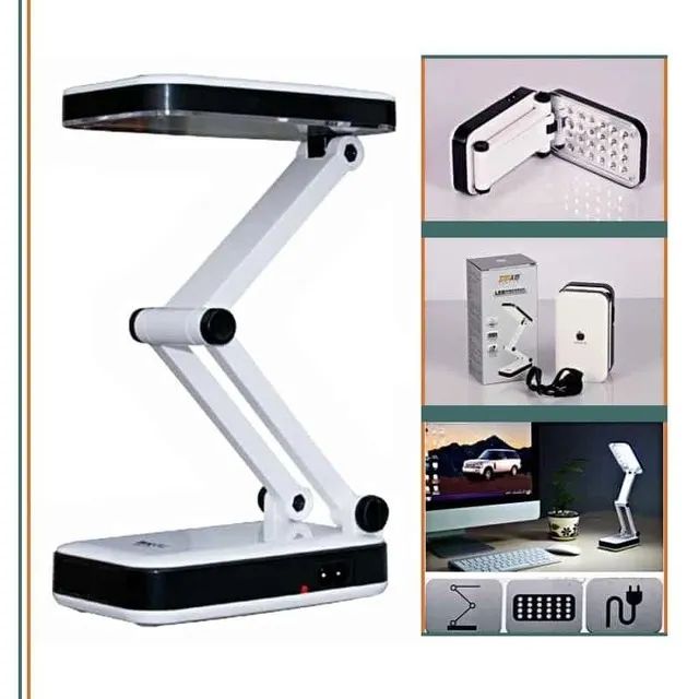 Luminária De Mesa Recarregável Dobrável, recarregavel 2 niveis de intensidade Led - Foto 2