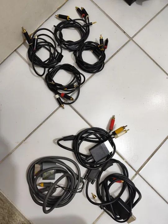 Cabos AV para Xbox 360 slim e super slim  - Foto 3