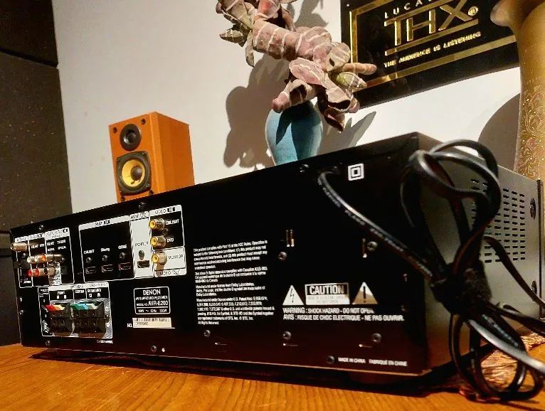 RECEIVER DENON AVR E200 5.1 75 a 165w/ch 6 a 16ohms - Foto 6