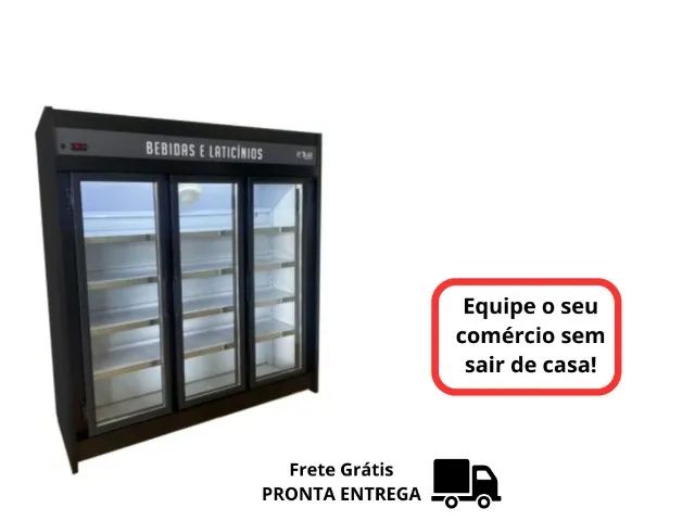 Expositor Refrigerado 3 Portas Polar Novo