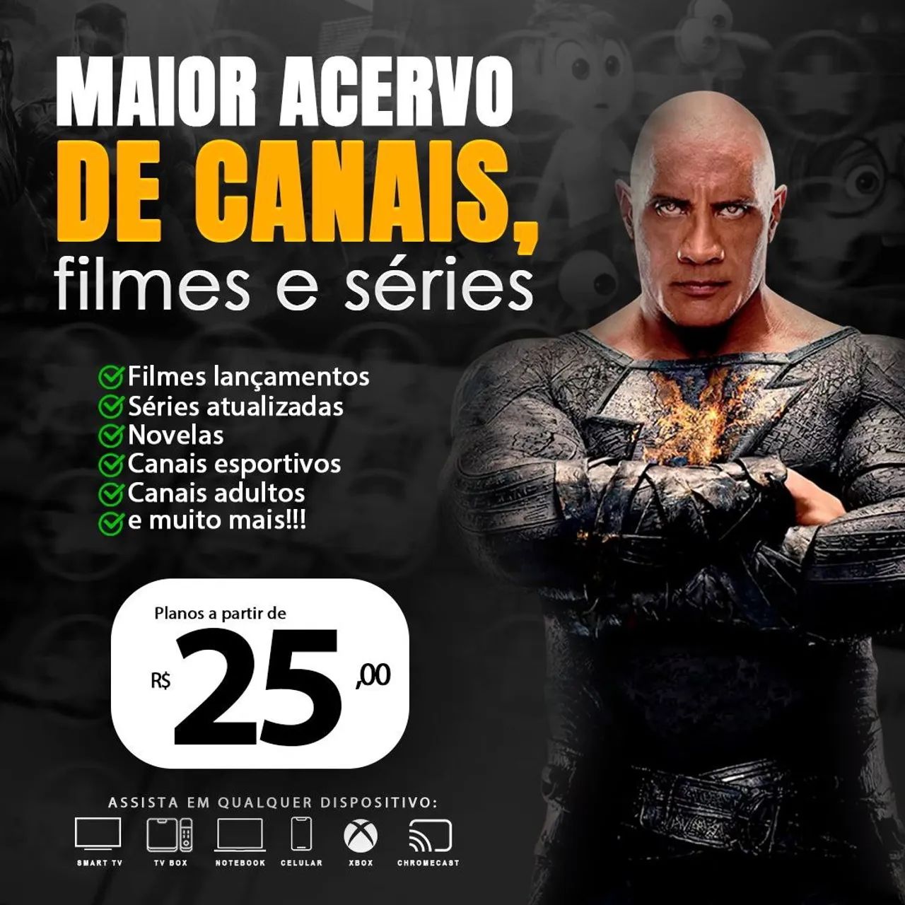 Canais , Filmes e Séries - Dispositivos de Streaming - Bonfim, Osasco  1324352857 | OLX