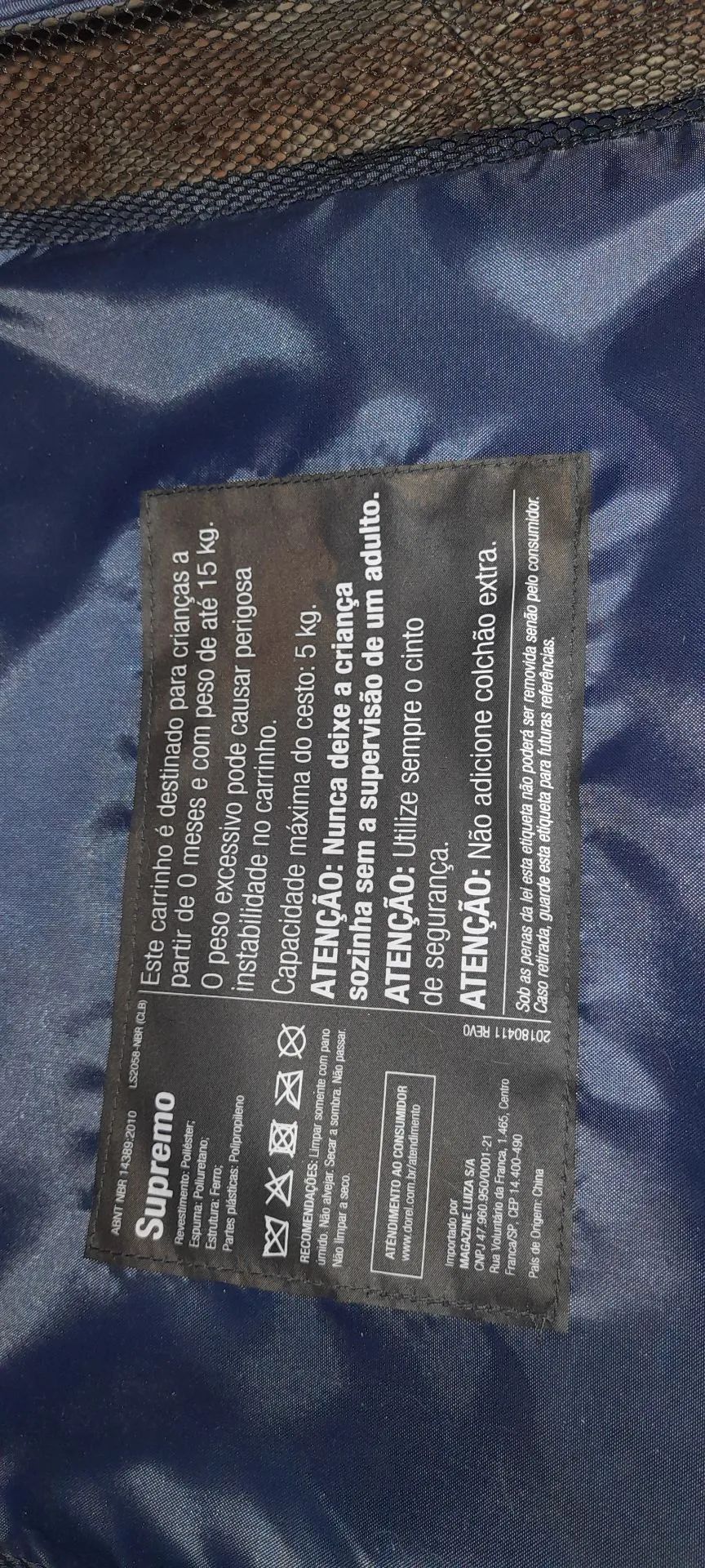 Carrinho de Bebê - Azul - Com Ursinhos! - Foto 3