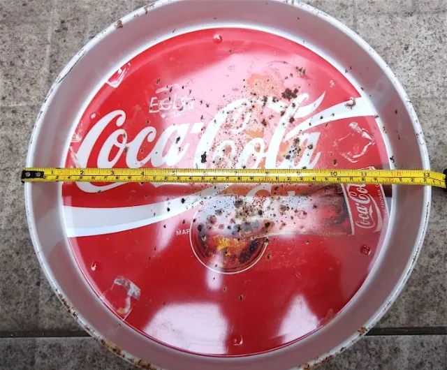 Bandeja Antiga Coca-cola - Em Metal - Foto 2