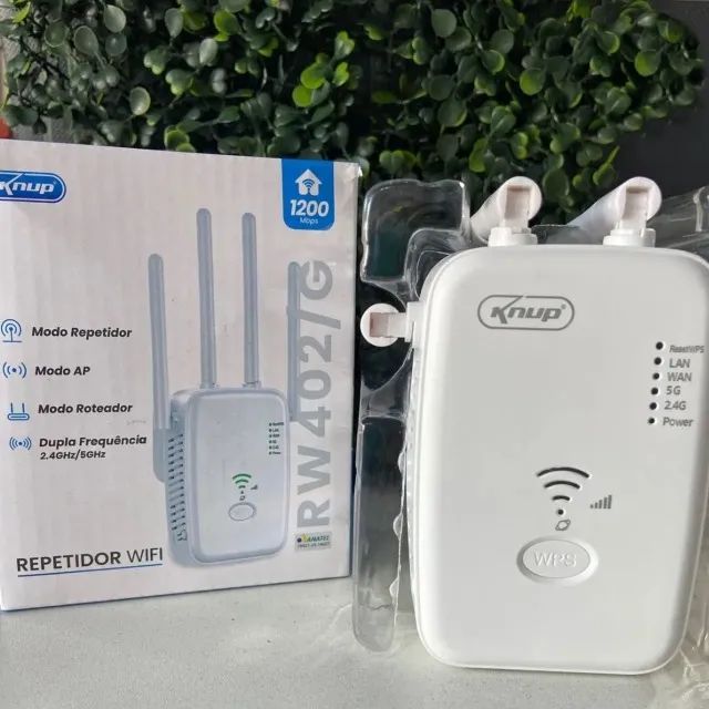 Repetidor WiFi Dual Band 5G 2G 1200Mbps