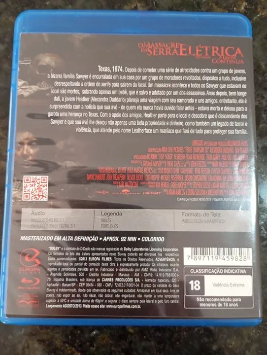 Blu ray O Massacre da serra elétrica a lenda continua - Foto 4