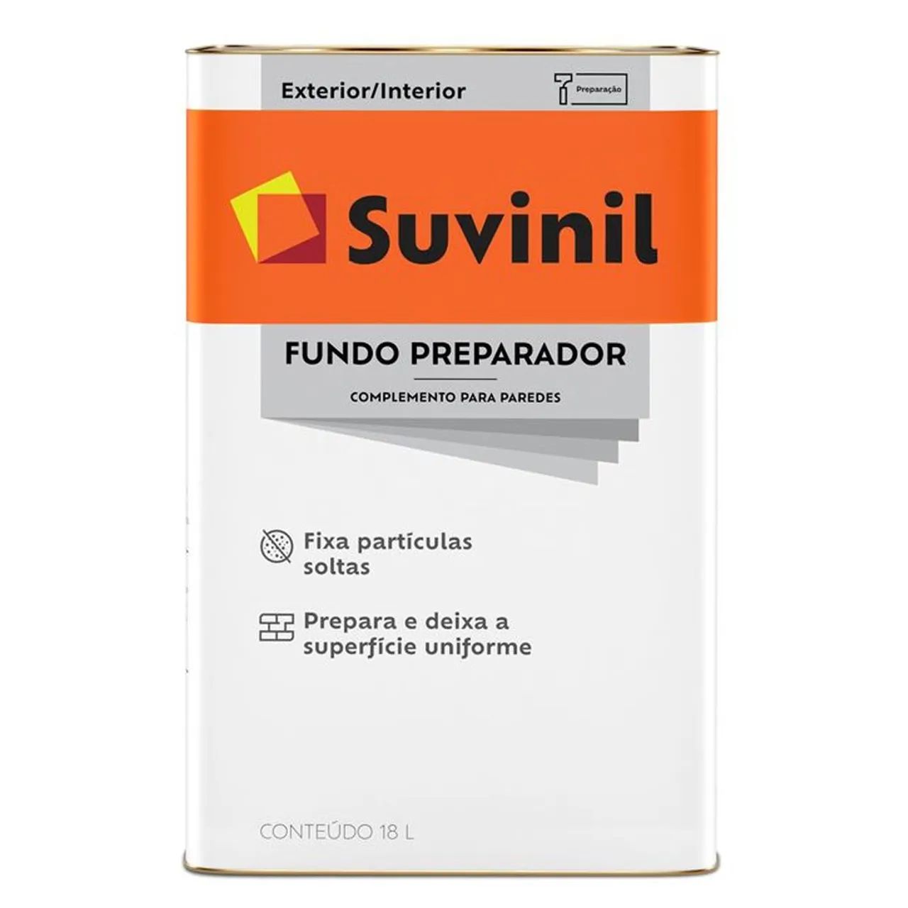 Fundo Preparador de Paredes Base Agua Suvinil 18lts