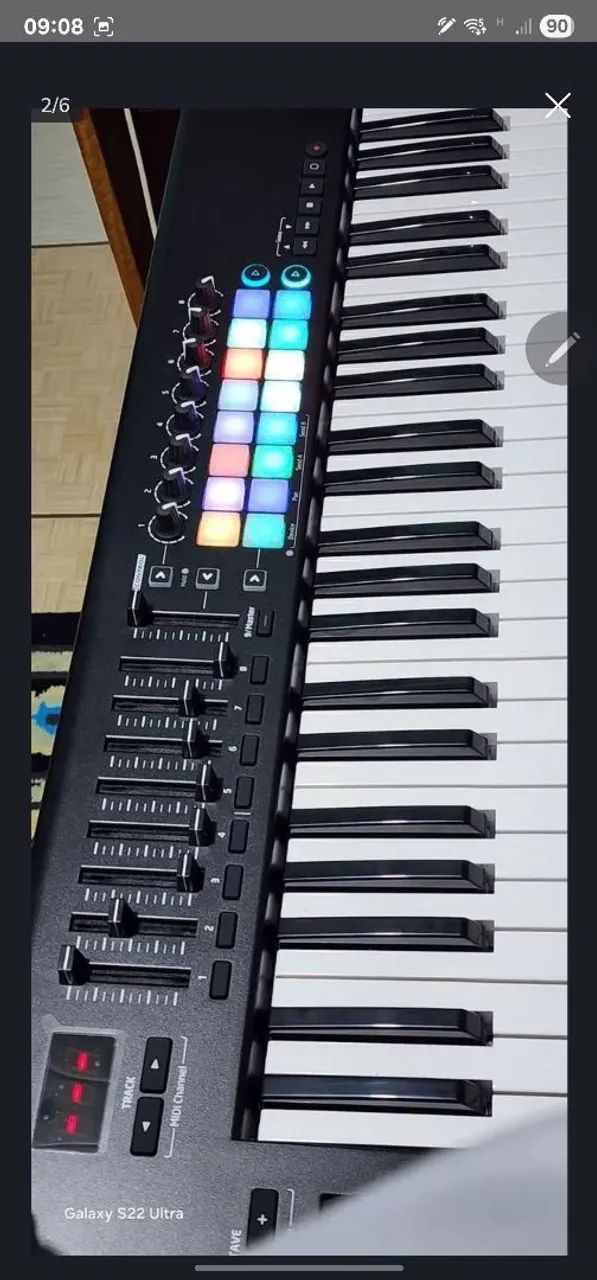 Novation launchkey mk2 61 teclas, Novo - Instrumentos