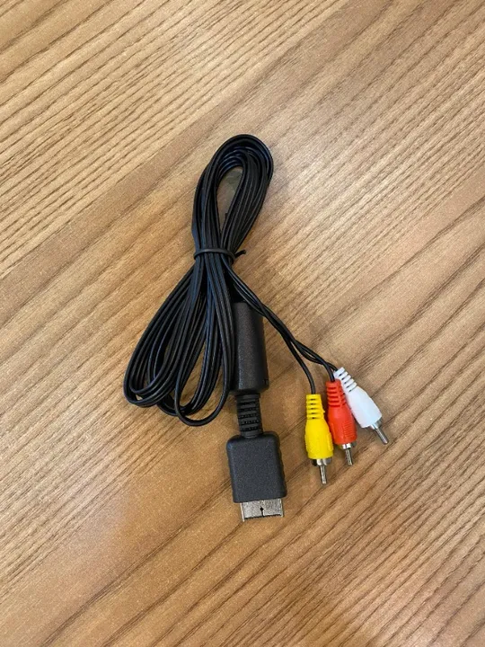 Cabo Av Audio E Video Rca Para Playstation 1, Ps2 E Ps3