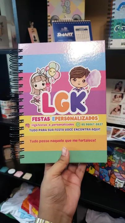 Agendas personalizadas com seu tema ou logomarca 2025