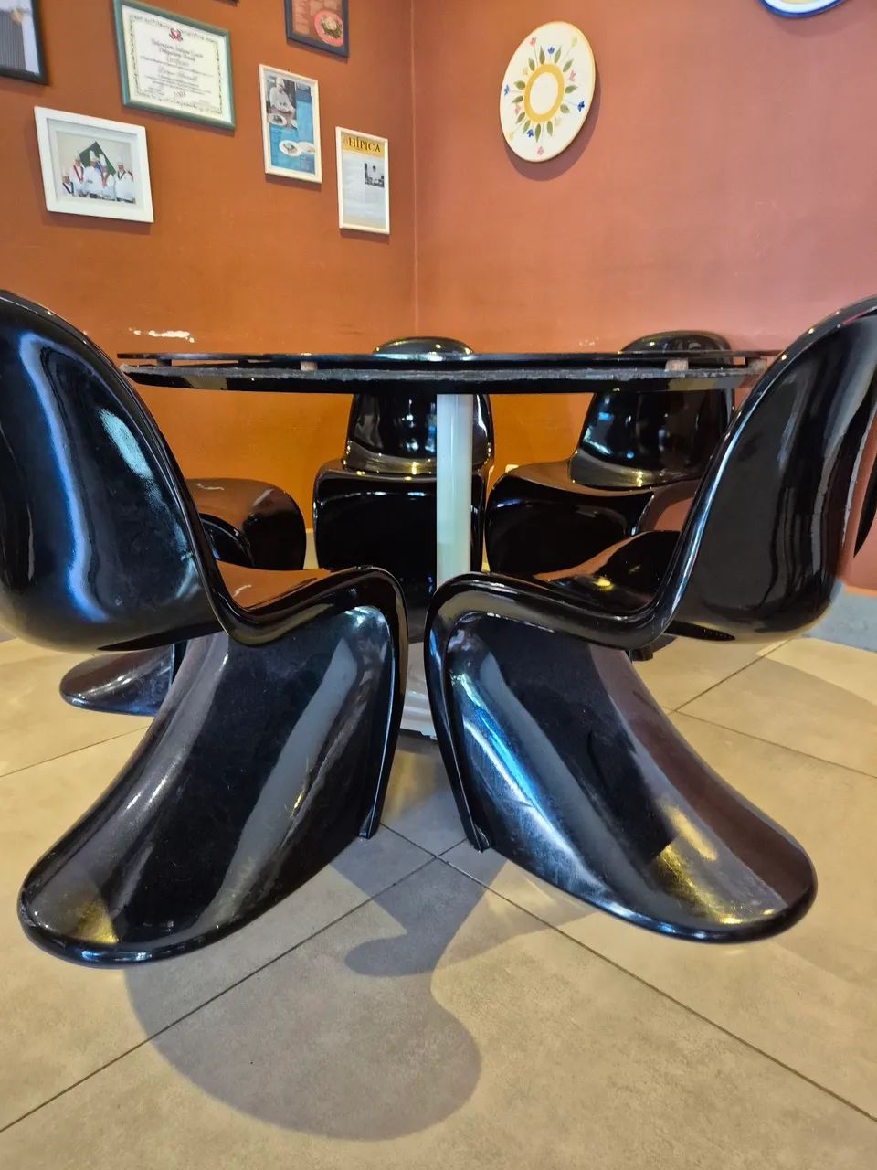 Mesa redonda grande linda64311798070786122