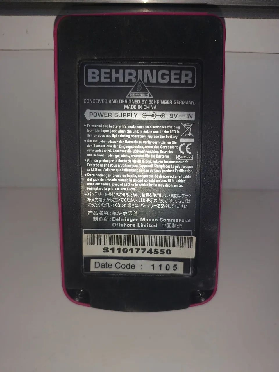 Pedal de Overdrive Behringer Super Metal SM400 - Foto 2