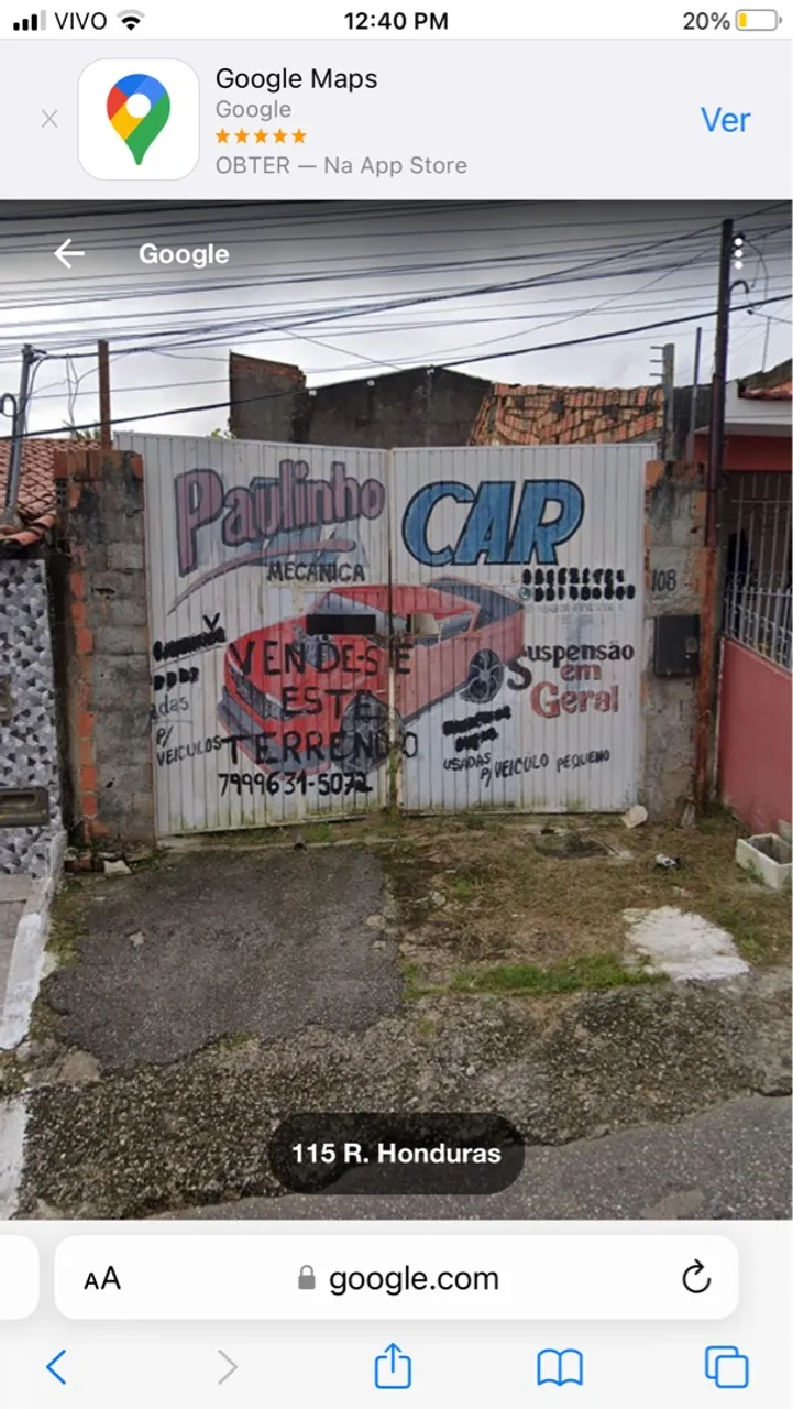 Terreno no bairro América tratar *36