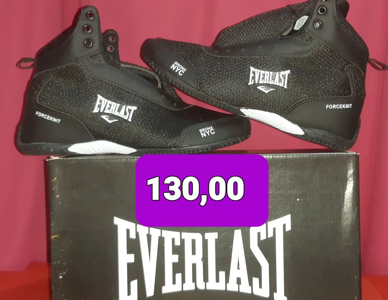 Tênis Everlast Forceknit - Preto só 38,40 e 41