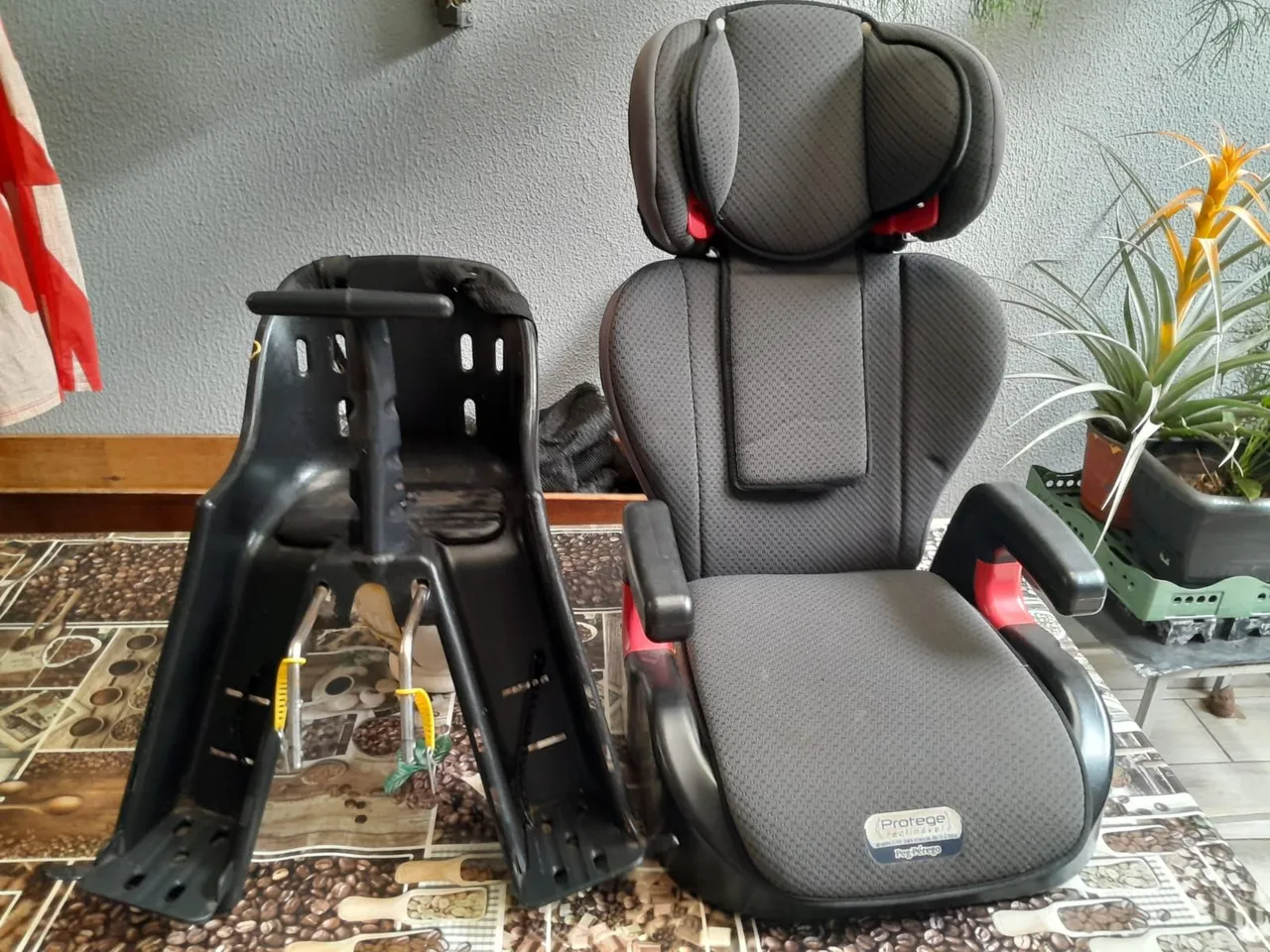 Cadeirinha + Cadeira de Carro Infantil para bicicletas