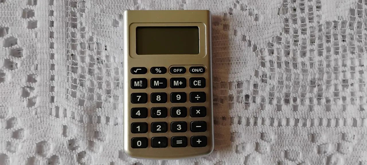 Vendo mini calculadora de bolso