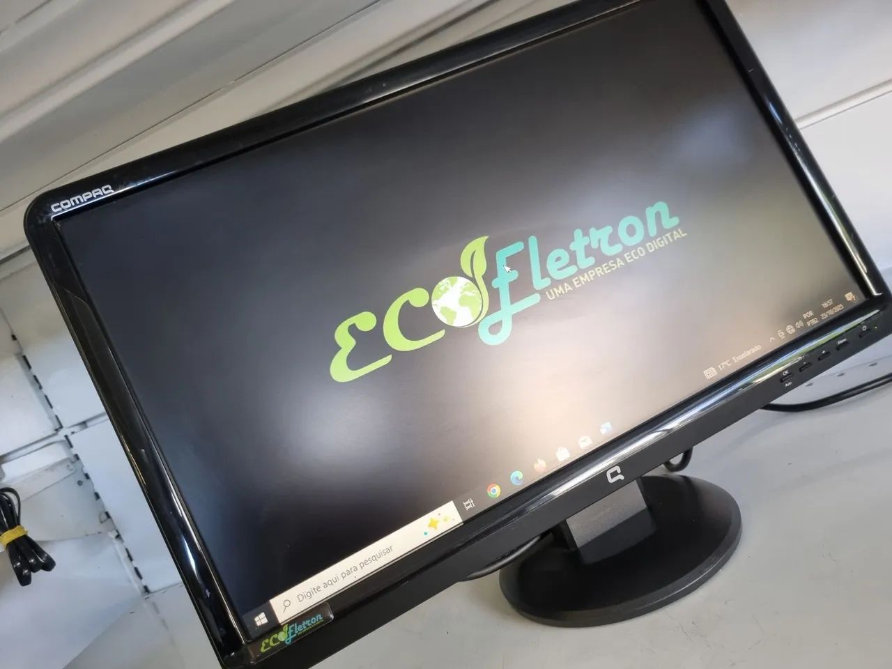 Monitor HP Compaq 20/21 Polegadas Widescreen VGA Ótimo Estado Preto - Foto 4
