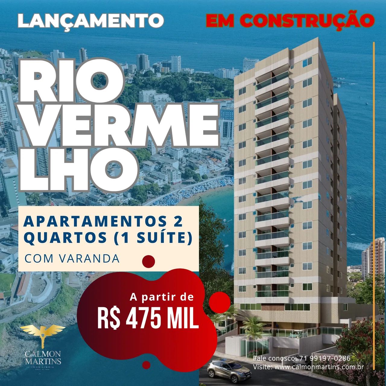 LANÇAMENTO GOYA RESIDENCIAL - 2 quartos em Rio Vermelho - Salvador - BA