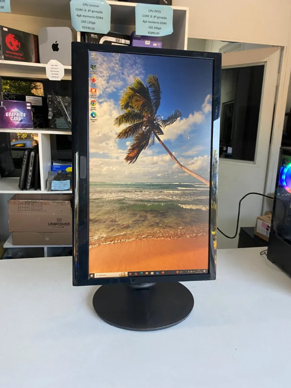 monitor hdmi articulado 22 polegadas lg led full hd hdmi/vga/dp port garantia e nf