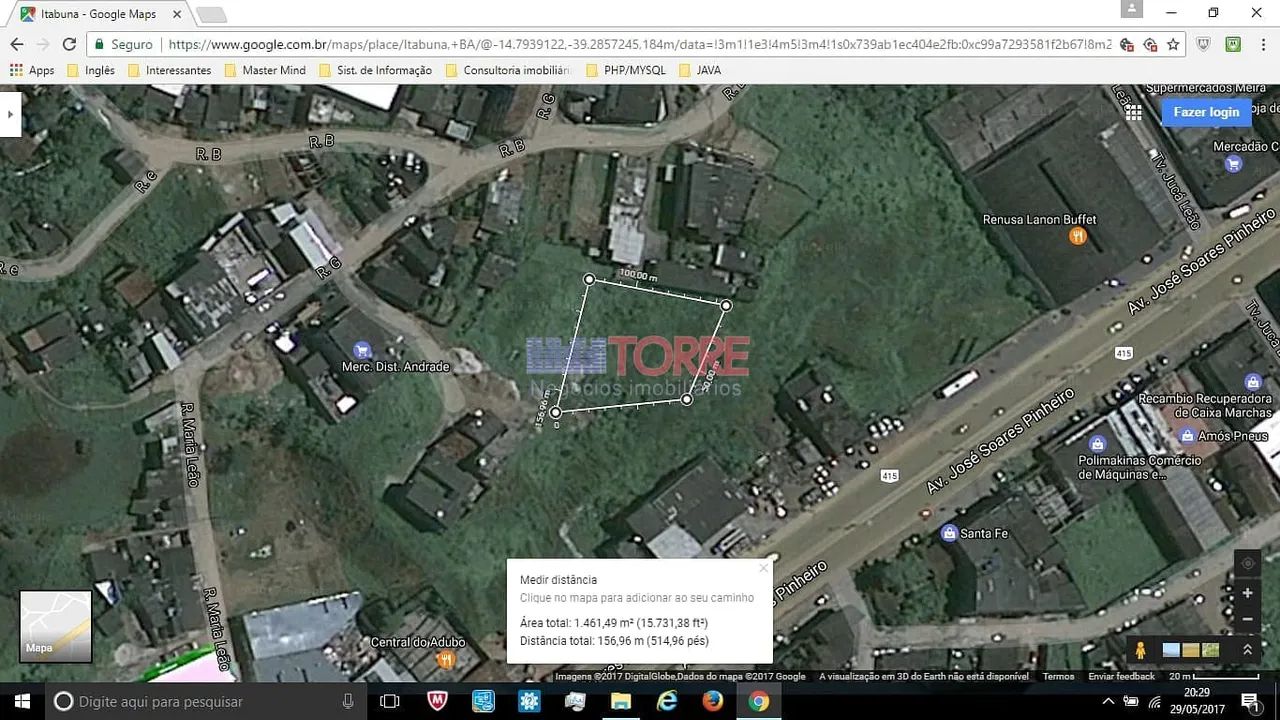 Terreno à venda, Centro, 1.460m², Itabuna, BA.