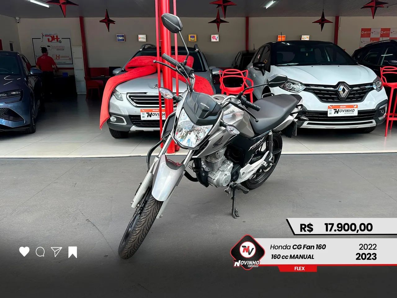 CG-160 /CG 160 FAN PRATA 2022/2023