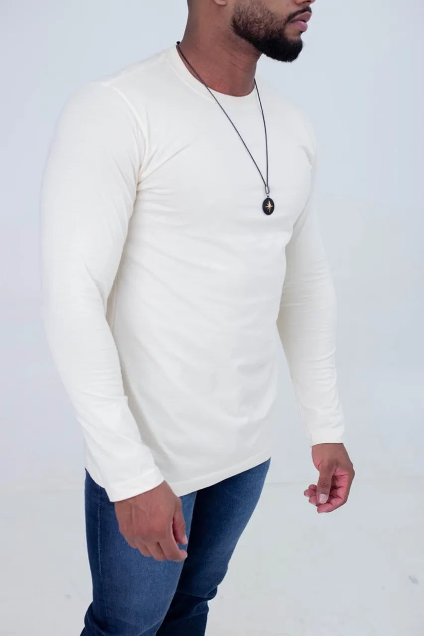 Camisa Manga Longa Masculina - Foto 5