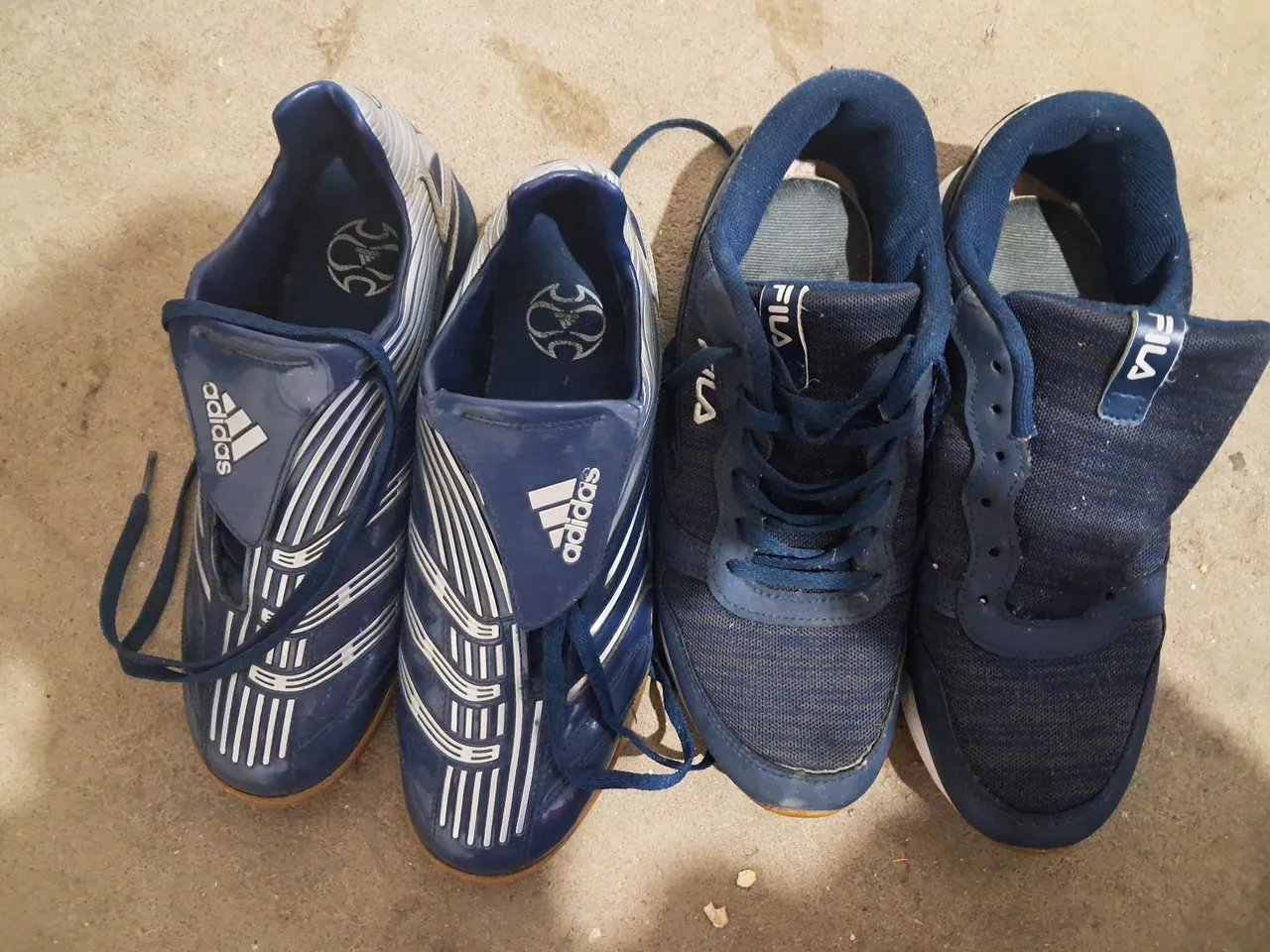Chuteira adidas predator original e tenis Fila euro jogger s original - Conforto e Estilo