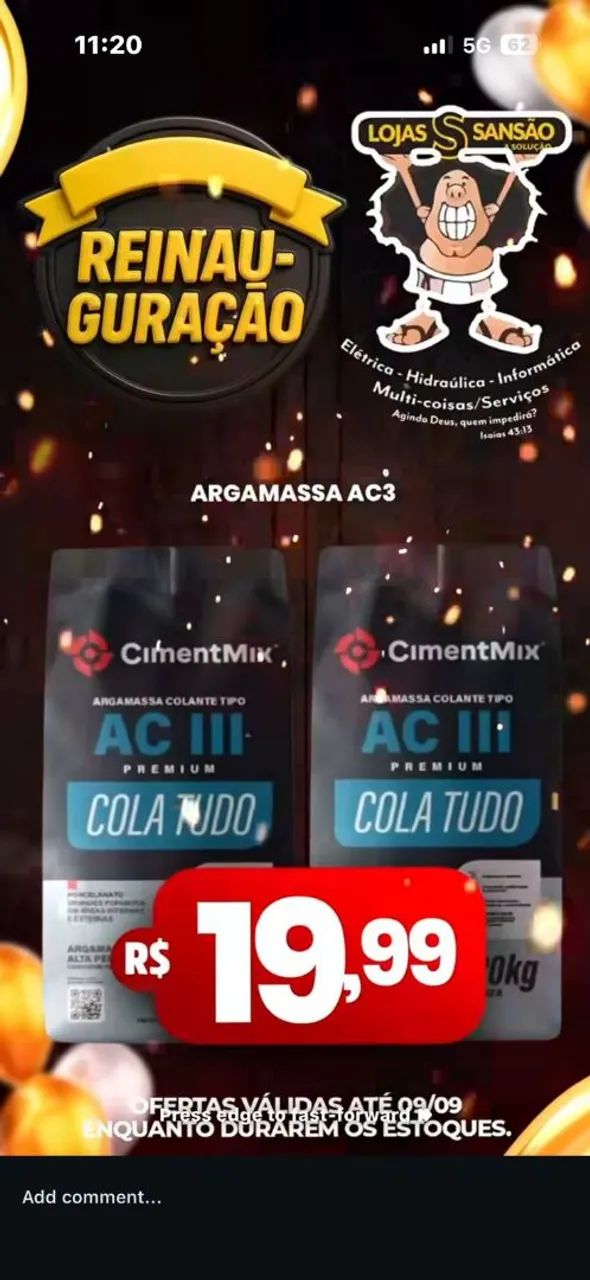 Argamassa AC 3 CIMENTMIX COLA TUDO - Foto 2