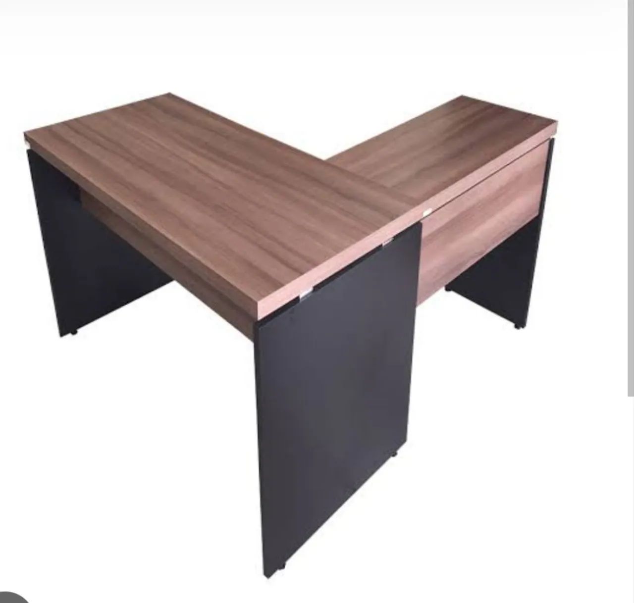 Mesa de Escritório em L com Gavetas / Nova  - Foto 2
