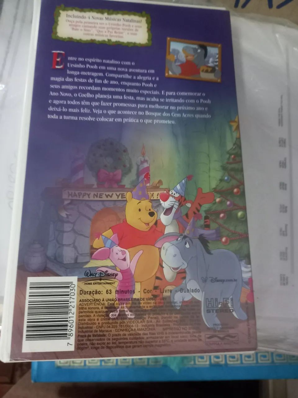FITA VHS Ursinho Pooh - Um Ano Muito Feliz - Dublado - Foto 2