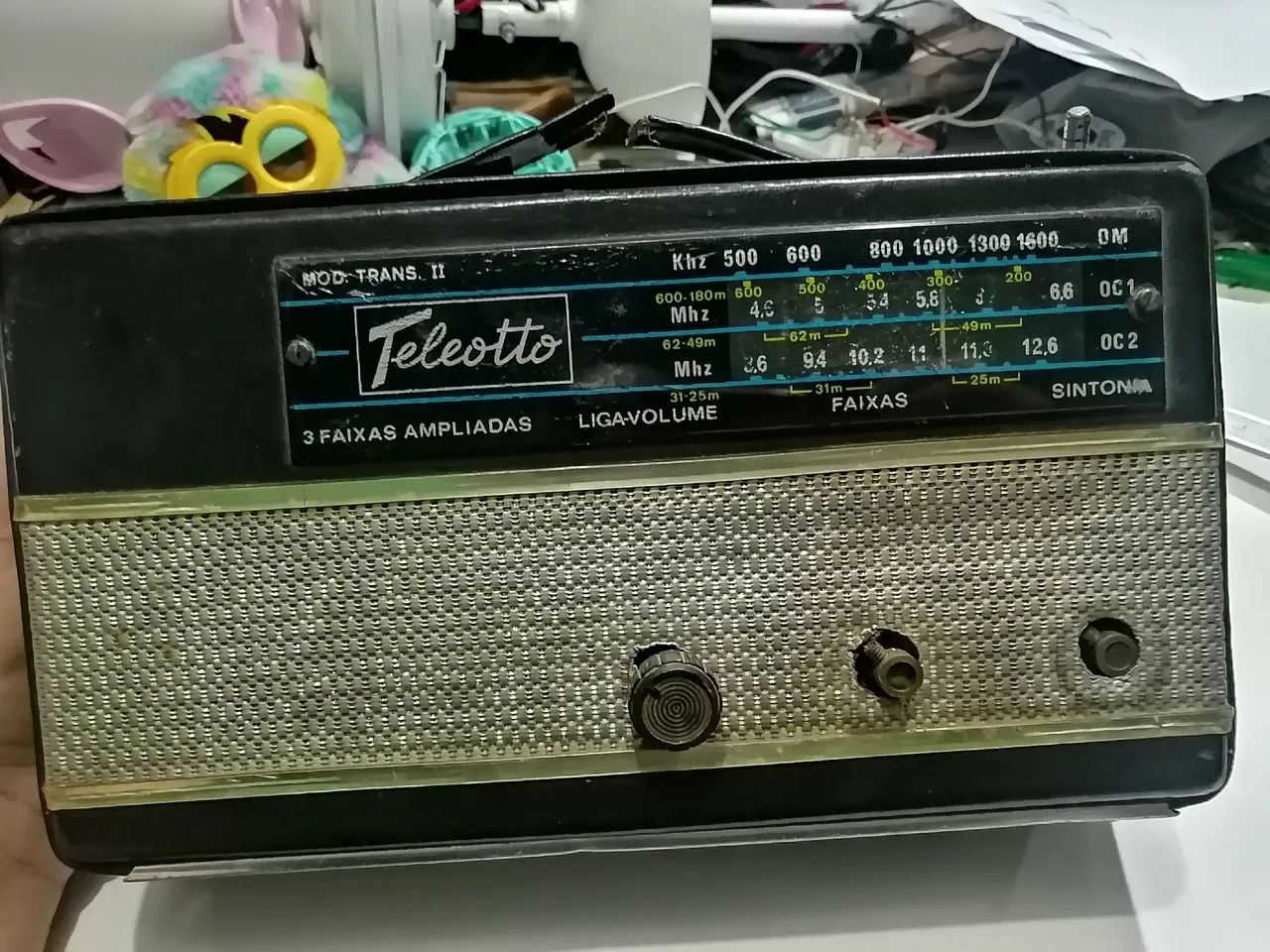 Rádio antigo teleotto, não funciona!