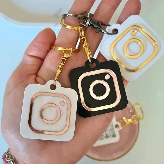 Chaveiros em Acrílico - 30 Unidades por R$120,00