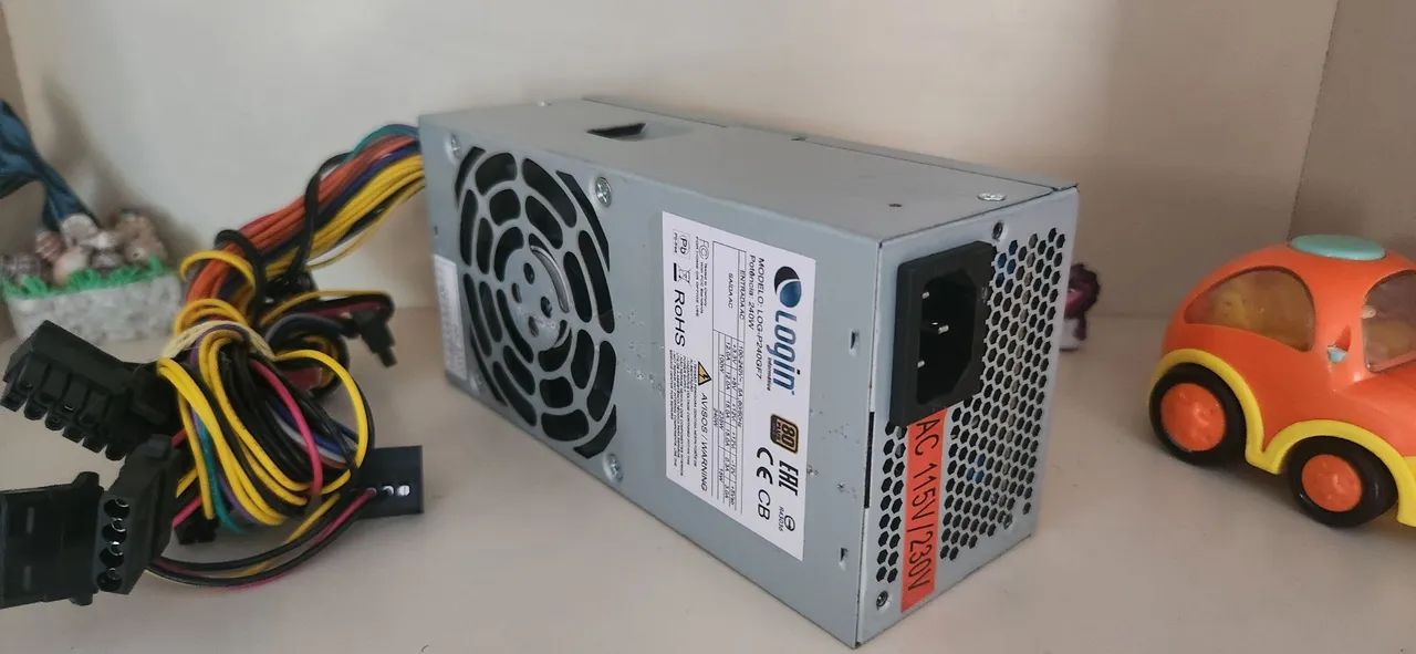 Fonte Slim Real 80 Plus  - Foto 3