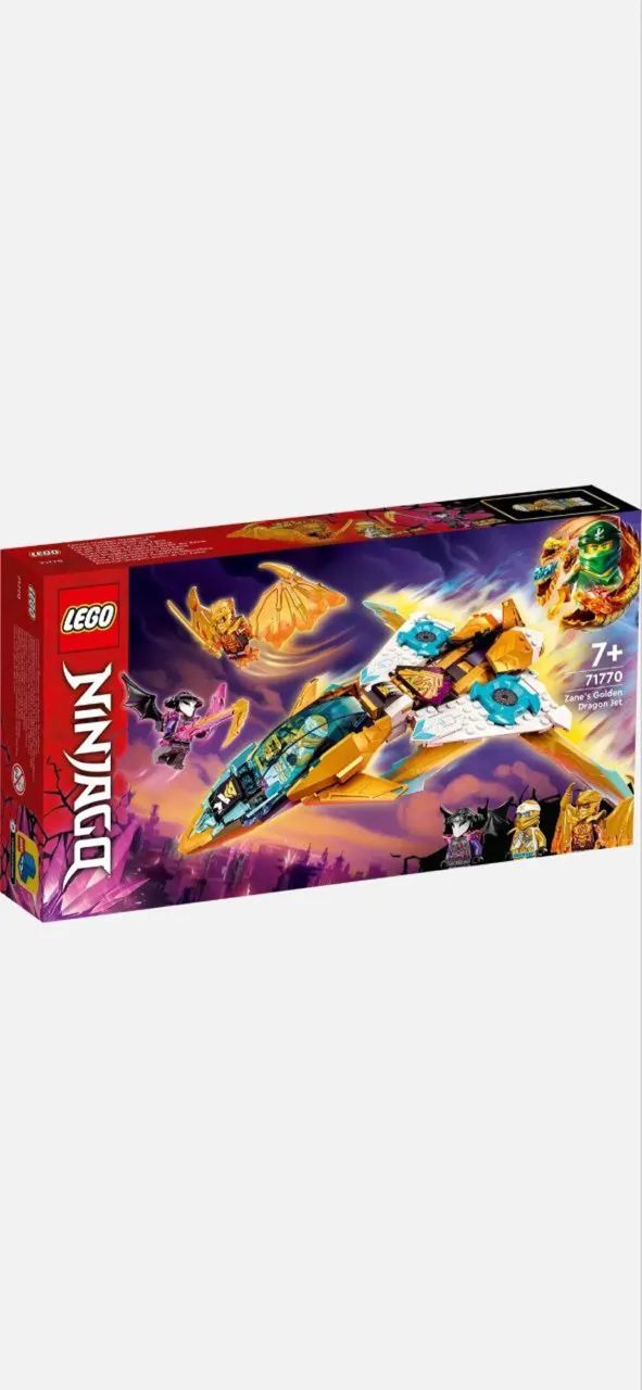 Lego Ninjago 71770 - Jato de Dragão Dourado do Zane - NOVO