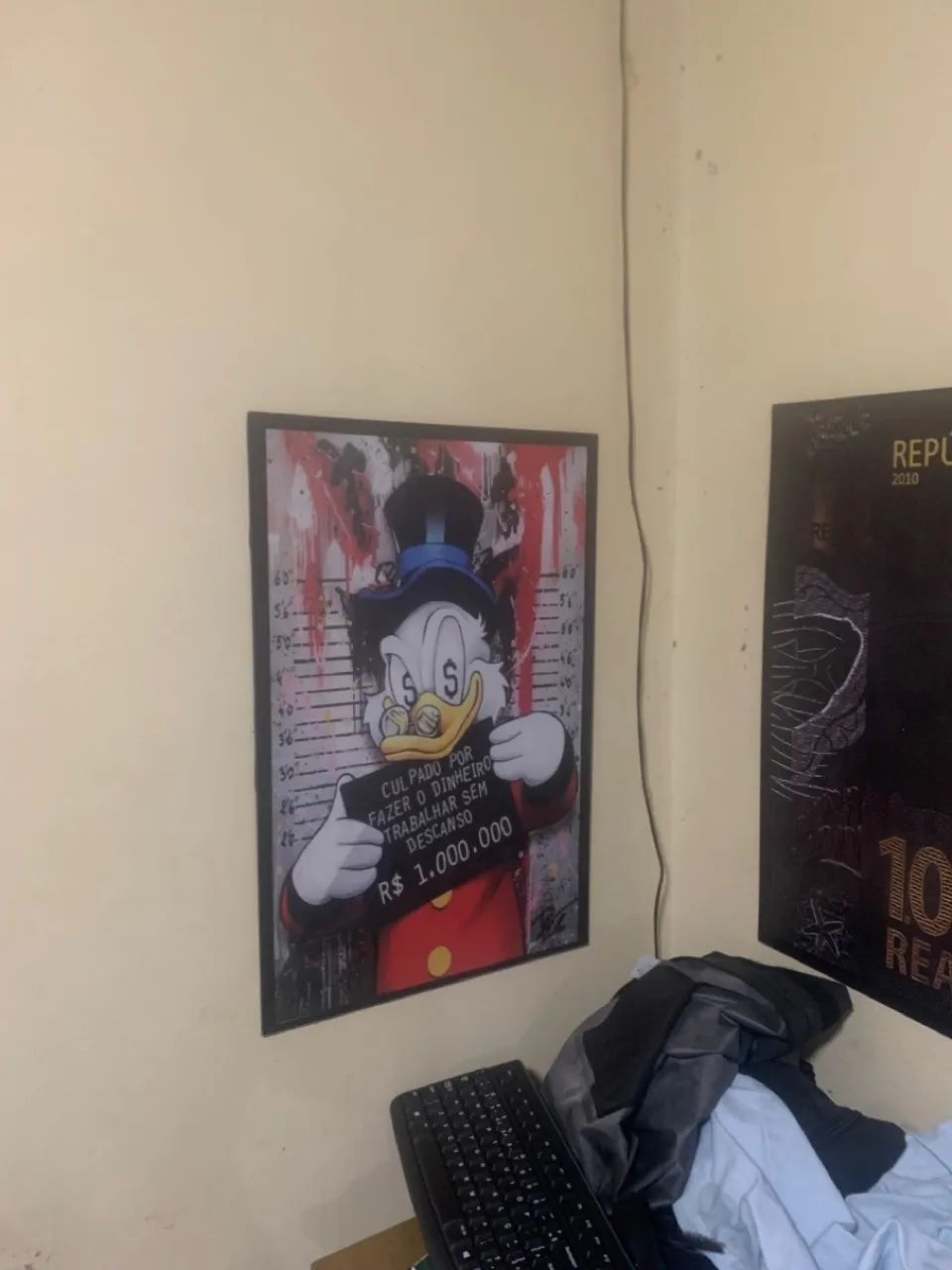 Quadro Decorativo Tio Patinhas - - Foto 2