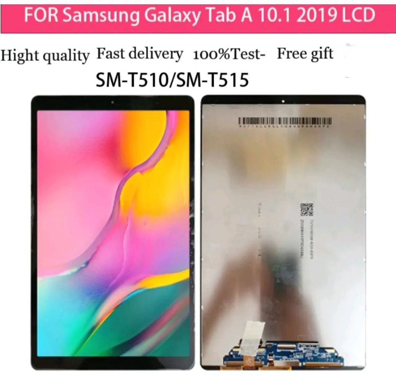 TELA DISPLAY PARA TABLET SANSUNG GALÁXI TAB A T510 E T515  TELA 10,1 