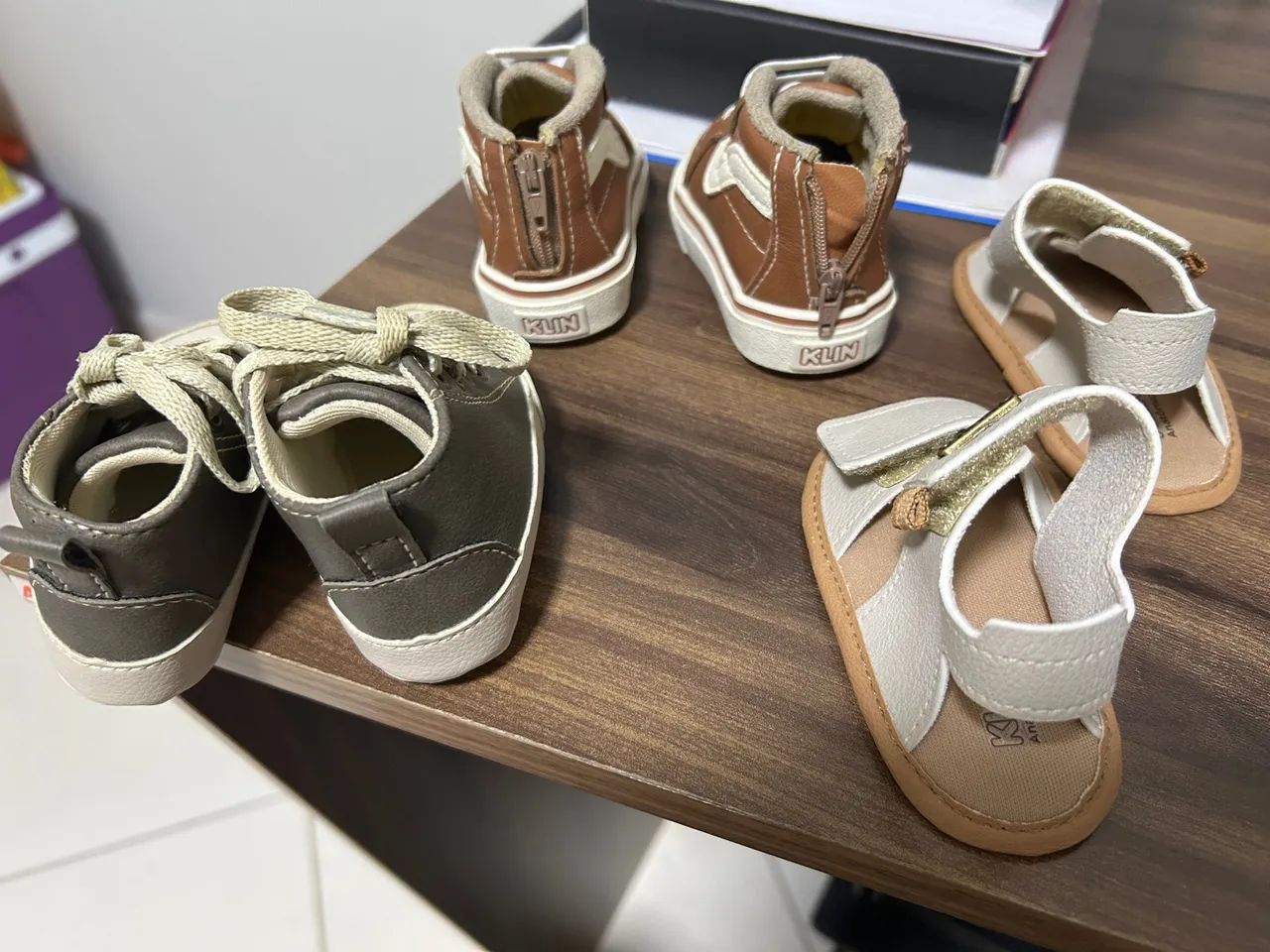 Kit de calçados para Bebê - 11 centímetros (6 a 9meses) - Foto 3