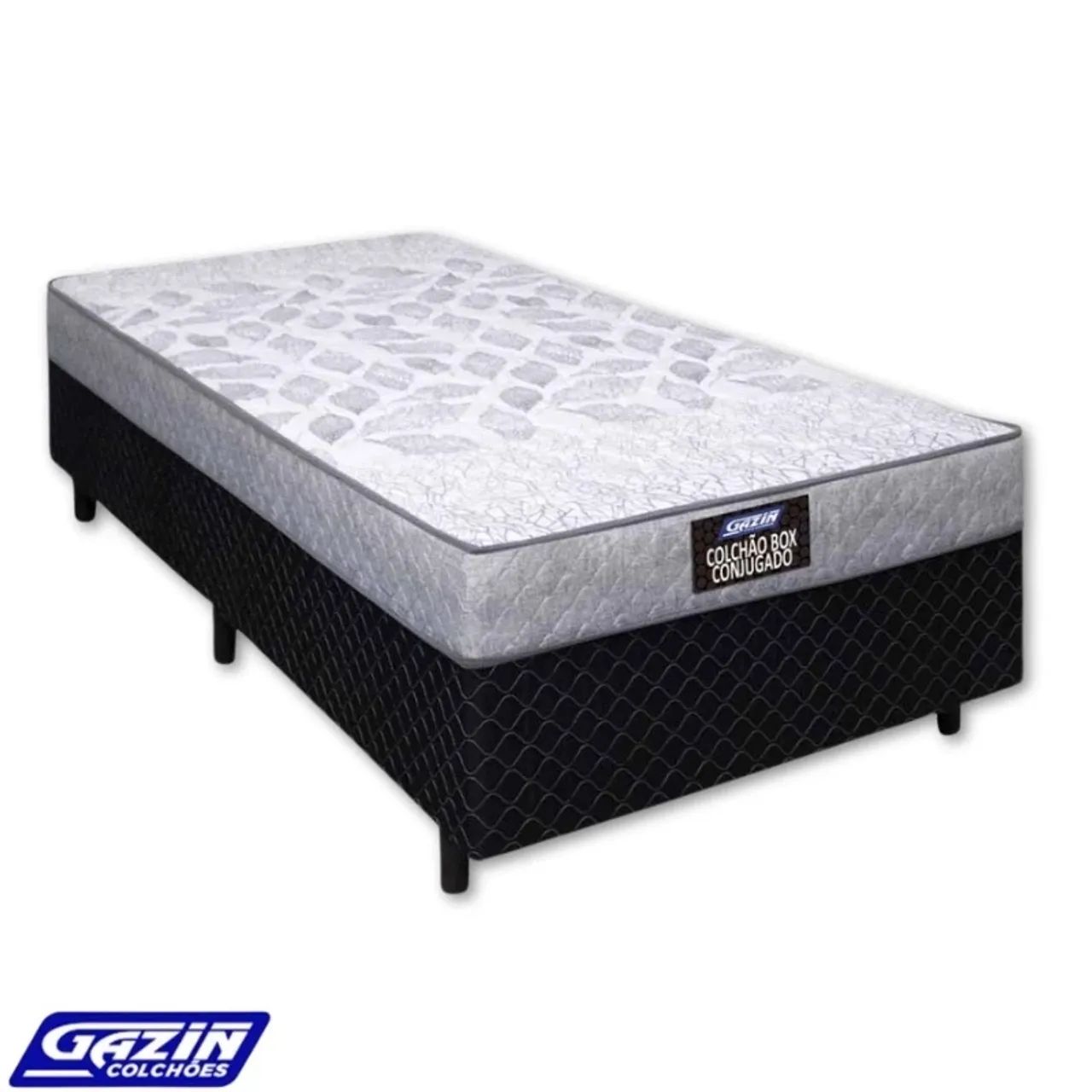 Cama Box Solteiro D28 Gazin Colchões- Produto Novo  - Foto 2